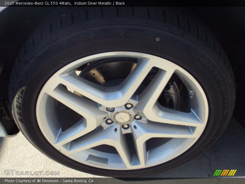 Iridium Silver Metallic / Black 2015 Mercedes-Benz GL 550 4Matic