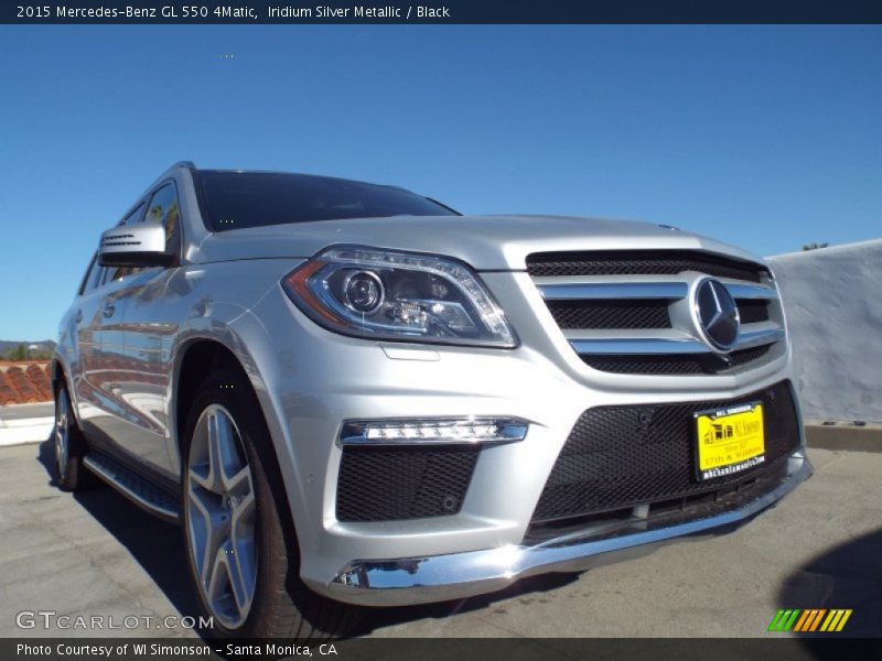 Iridium Silver Metallic / Black 2015 Mercedes-Benz GL 550 4Matic