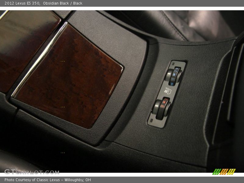 Obsidian Black / Black 2012 Lexus ES 350