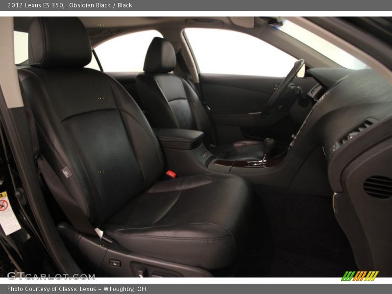 Obsidian Black / Black 2012 Lexus ES 350