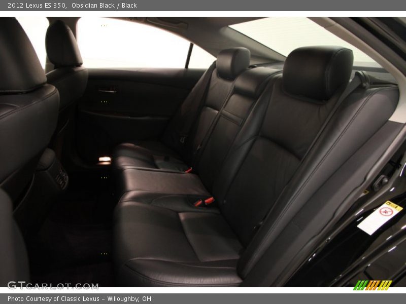 Obsidian Black / Black 2012 Lexus ES 350