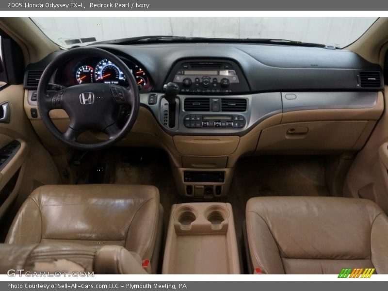 Redrock Pearl / Ivory 2005 Honda Odyssey EX-L