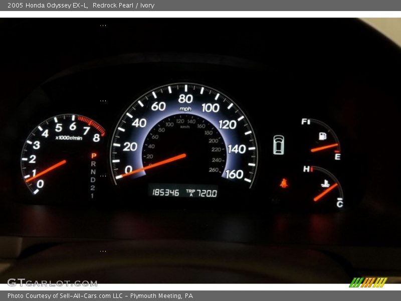 Redrock Pearl / Ivory 2005 Honda Odyssey EX-L