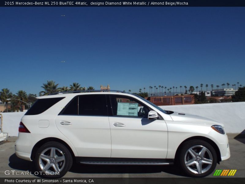  2015 ML 250 BlueTEC 4Matic designo Diamond White Metallic