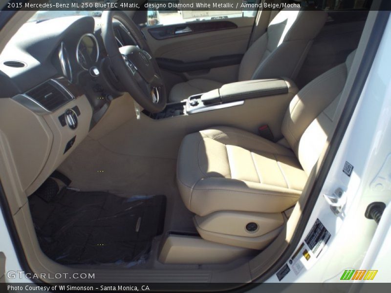 designo Diamond White Metallic / Almond Beige/Mocha 2015 Mercedes-Benz ML 250 BlueTEC 4Matic