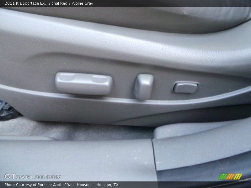 Signal Red / Alpine Gray 2011 Kia Sportage EX