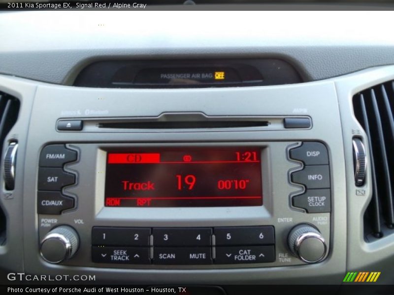 Signal Red / Alpine Gray 2011 Kia Sportage EX