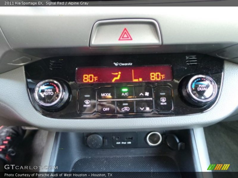 Signal Red / Alpine Gray 2011 Kia Sportage EX