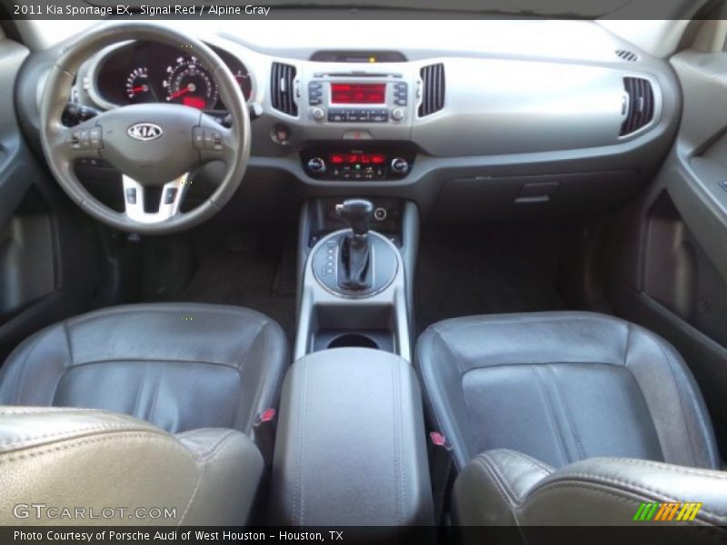 Signal Red / Alpine Gray 2011 Kia Sportage EX