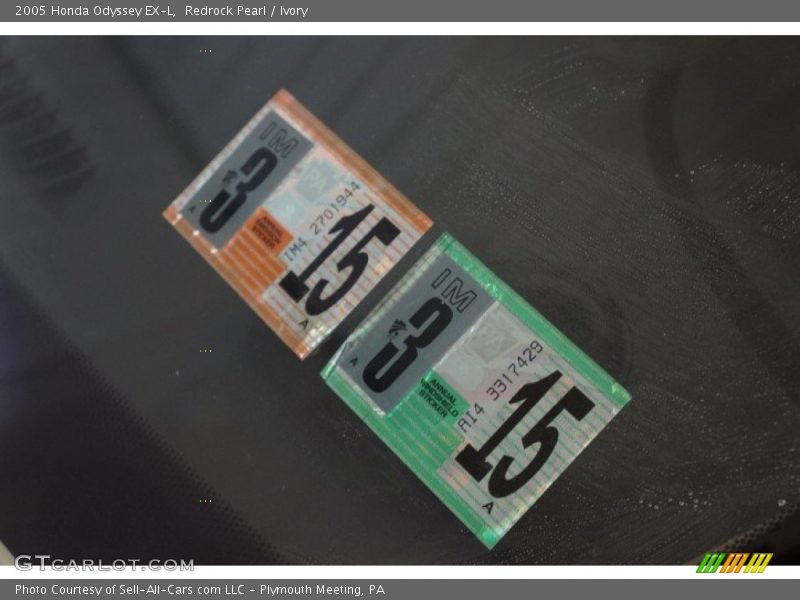 Redrock Pearl / Ivory 2005 Honda Odyssey EX-L