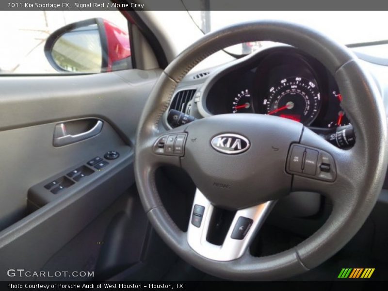 Signal Red / Alpine Gray 2011 Kia Sportage EX