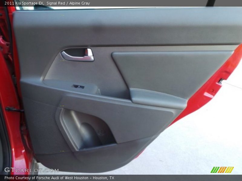 Signal Red / Alpine Gray 2011 Kia Sportage EX