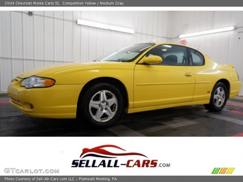 Competition Yellow / Medium Gray 2004 Chevrolet Monte Carlo SS
