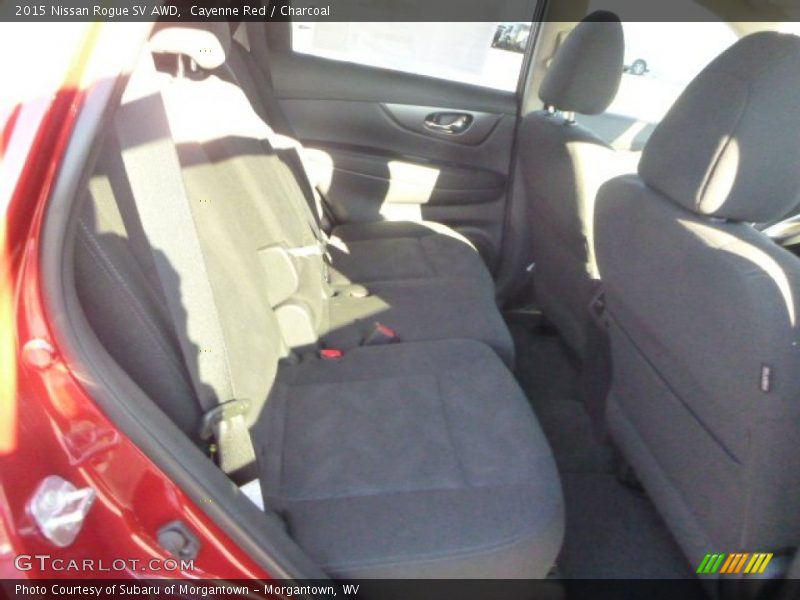 Cayenne Red / Charcoal 2015 Nissan Rogue SV AWD