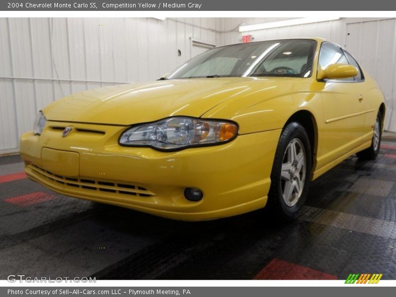 Competition Yellow / Medium Gray 2004 Chevrolet Monte Carlo SS
