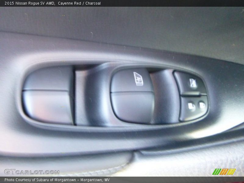 Cayenne Red / Charcoal 2015 Nissan Rogue SV AWD