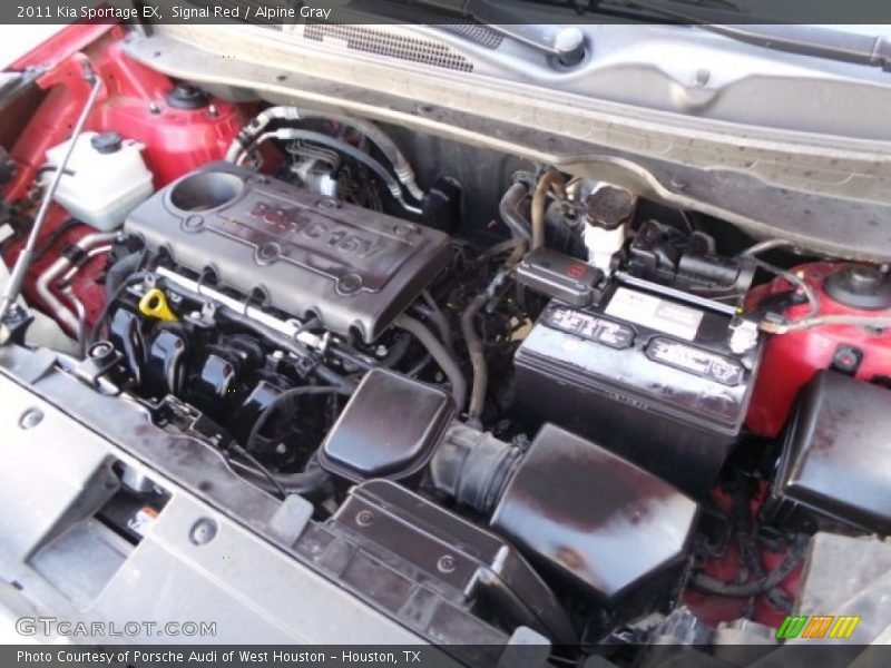 Signal Red / Alpine Gray 2011 Kia Sportage EX