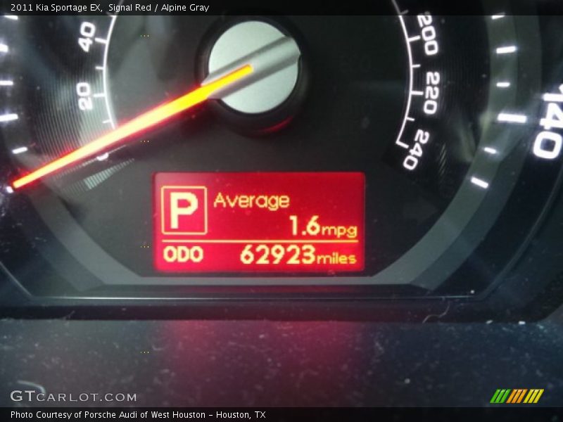 Signal Red / Alpine Gray 2011 Kia Sportage EX