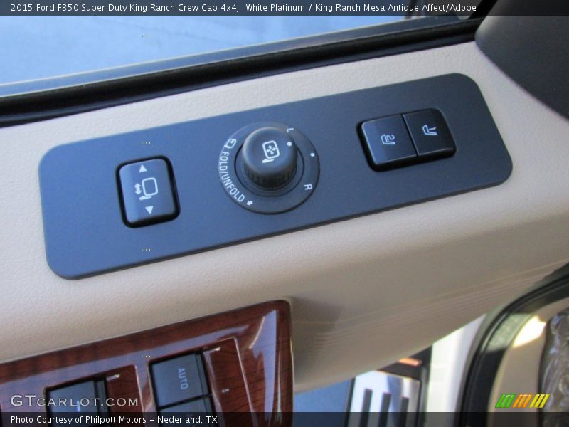 White Platinum / King Ranch Mesa Antique Affect/Adobe 2015 Ford F350 Super Duty King Ranch Crew Cab 4x4