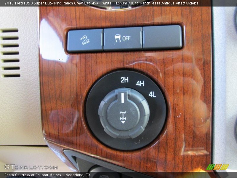 White Platinum / King Ranch Mesa Antique Affect/Adobe 2015 Ford F350 Super Duty King Ranch Crew Cab 4x4