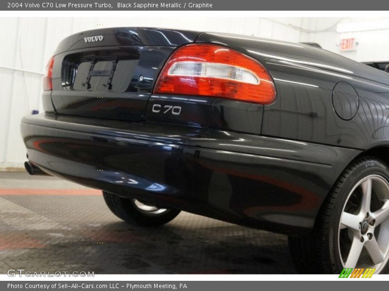 Black Sapphire Metallic / Graphite 2004 Volvo C70 Low Pressure Turbo