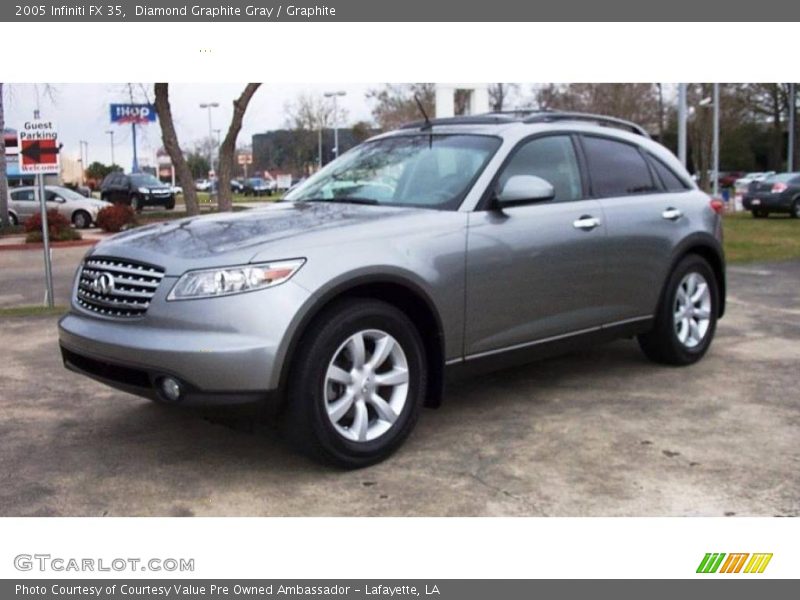 Diamond Graphite Gray / Graphite 2005 Infiniti FX 35