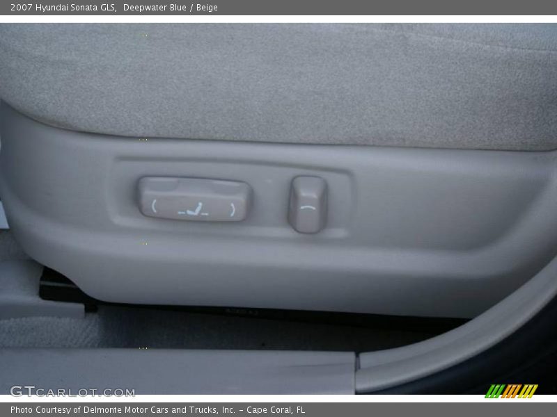 Deepwater Blue / Beige 2007 Hyundai Sonata GLS