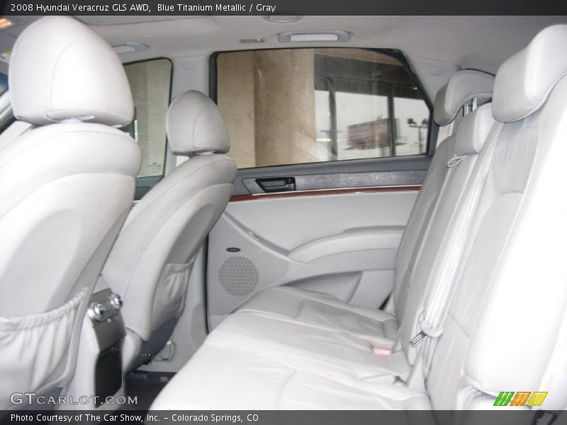 Blue Titanium Metallic / Gray 2008 Hyundai Veracruz GLS AWD