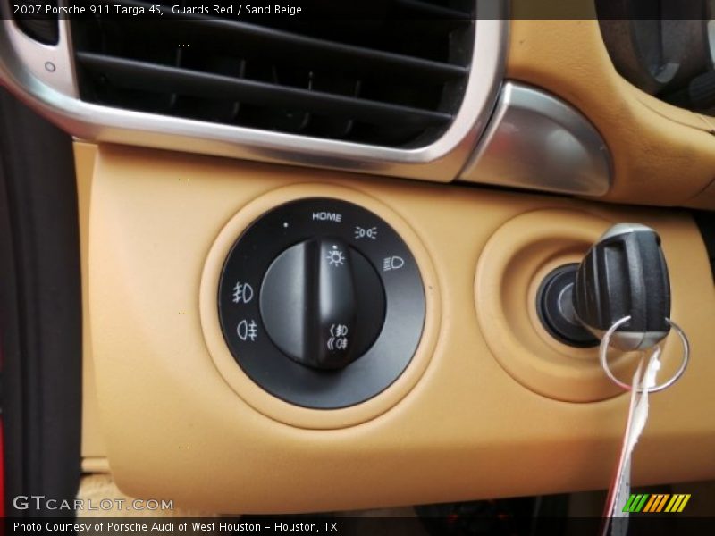 Guards Red / Sand Beige 2007 Porsche 911 Targa 4S