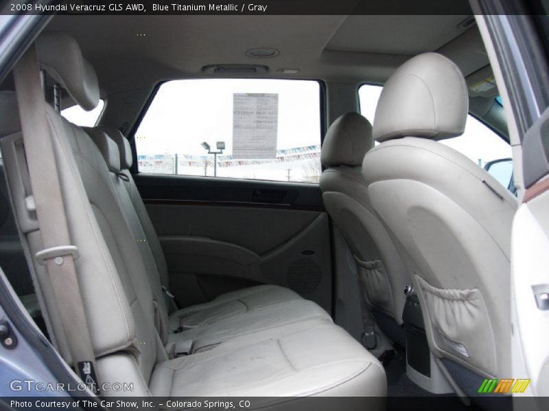 Blue Titanium Metallic / Gray 2008 Hyundai Veracruz GLS AWD