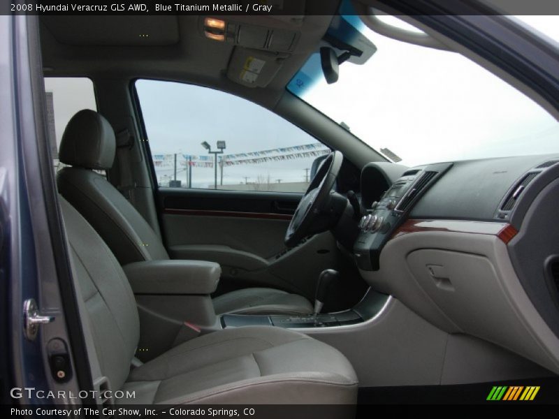 Blue Titanium Metallic / Gray 2008 Hyundai Veracruz GLS AWD