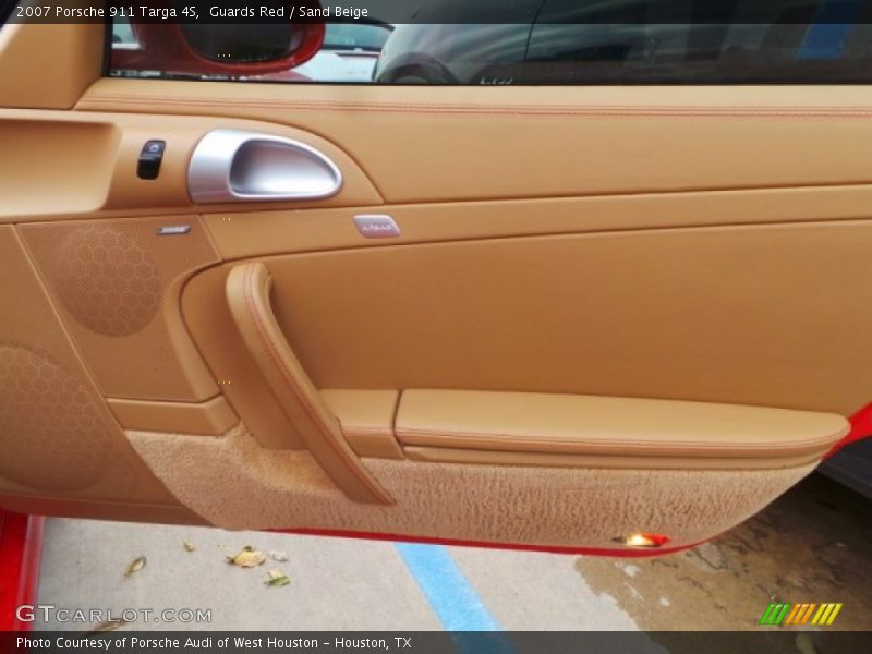 Guards Red / Sand Beige 2007 Porsche 911 Targa 4S