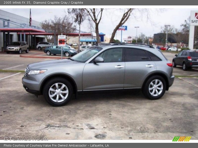 Diamond Graphite Gray / Graphite 2005 Infiniti FX 35