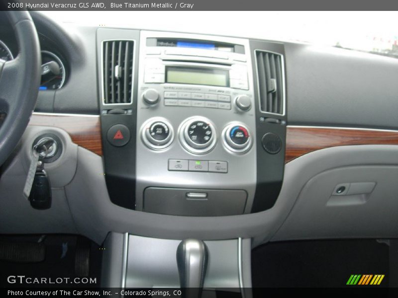 Blue Titanium Metallic / Gray 2008 Hyundai Veracruz GLS AWD