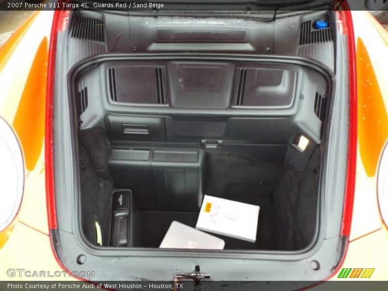 Guards Red / Sand Beige 2007 Porsche 911 Targa 4S