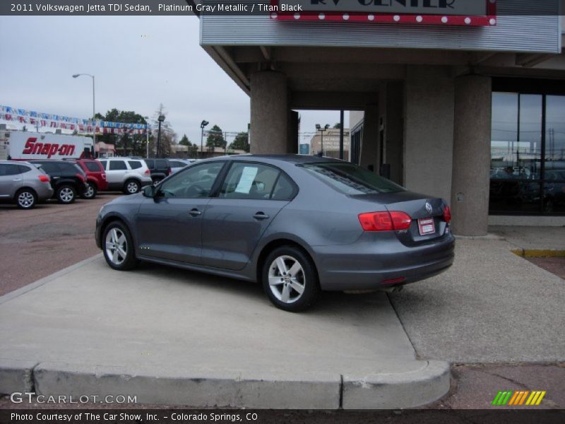 Platinum Gray Metallic / Titan Black 2011 Volkswagen Jetta TDI Sedan