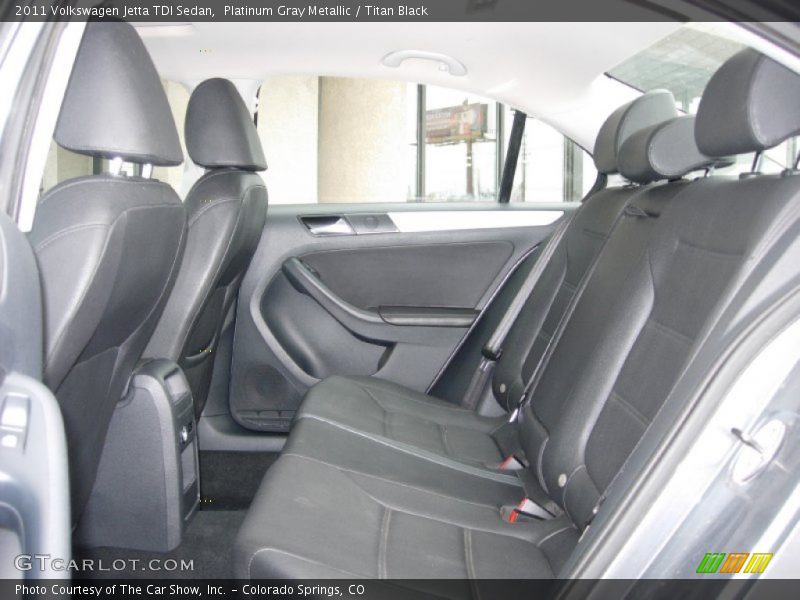 Platinum Gray Metallic / Titan Black 2011 Volkswagen Jetta TDI Sedan