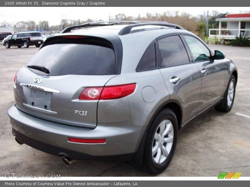 Diamond Graphite Gray / Graphite 2005 Infiniti FX 35
