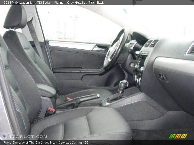 Platinum Gray Metallic / Titan Black 2011 Volkswagen Jetta TDI Sedan