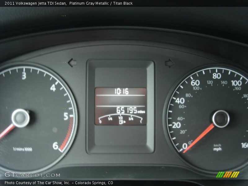 Platinum Gray Metallic / Titan Black 2011 Volkswagen Jetta TDI Sedan