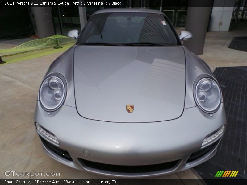 Arctic Silver Metallic / Black 2011 Porsche 911 Carrera S Coupe
