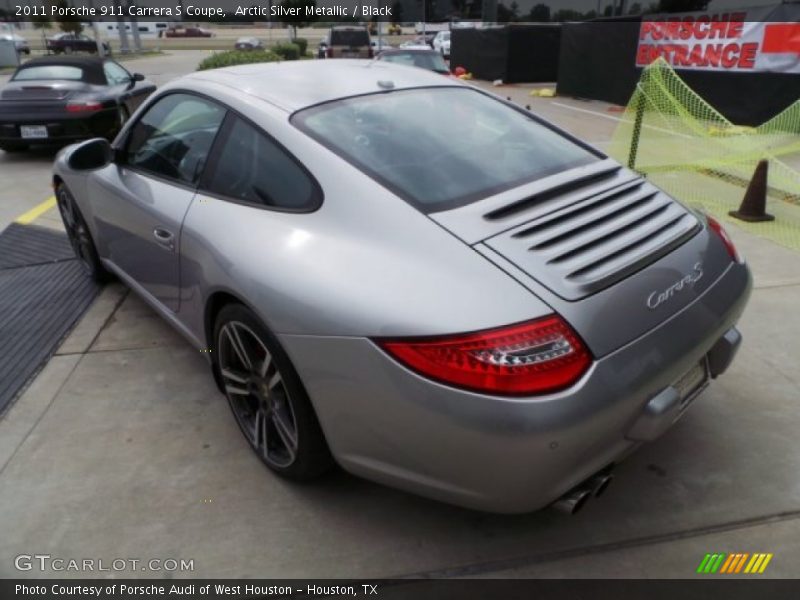 Arctic Silver Metallic / Black 2011 Porsche 911 Carrera S Coupe