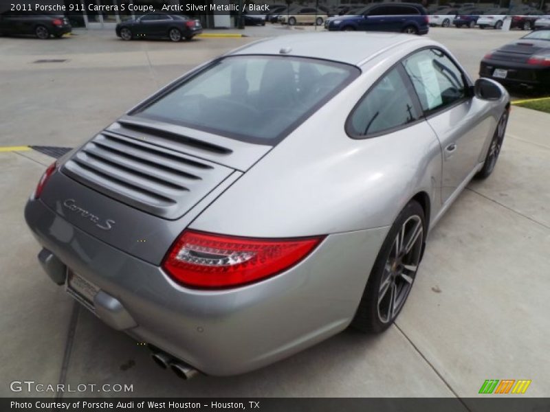 Arctic Silver Metallic / Black 2011 Porsche 911 Carrera S Coupe