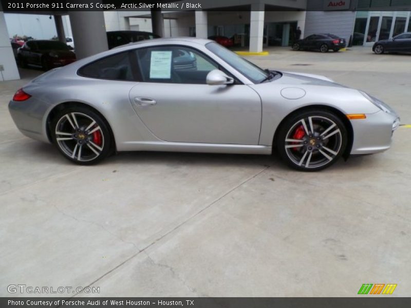 Arctic Silver Metallic / Black 2011 Porsche 911 Carrera S Coupe