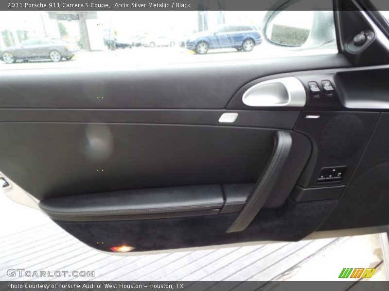Arctic Silver Metallic / Black 2011 Porsche 911 Carrera S Coupe