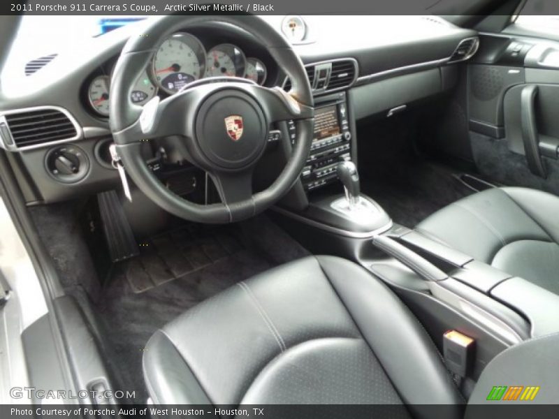 Arctic Silver Metallic / Black 2011 Porsche 911 Carrera S Coupe