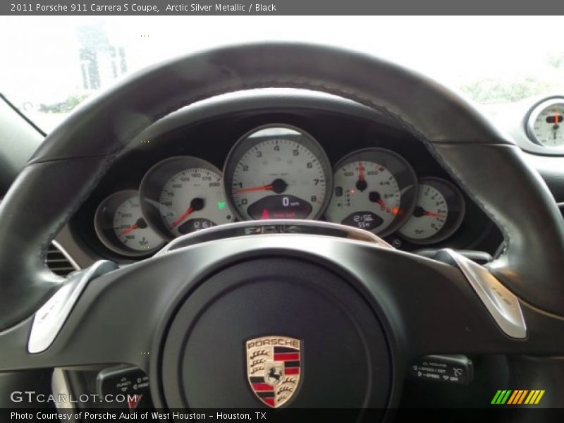 Arctic Silver Metallic / Black 2011 Porsche 911 Carrera S Coupe