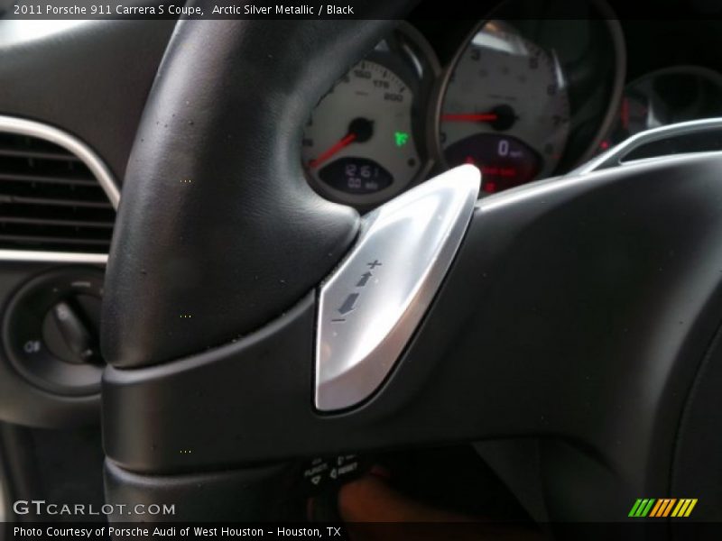 Arctic Silver Metallic / Black 2011 Porsche 911 Carrera S Coupe
