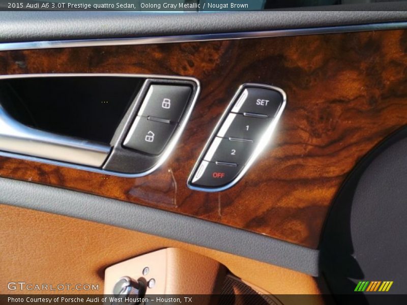 Oolong Gray Metallic / Nougat Brown 2015 Audi A6 3.0T Prestige quattro Sedan