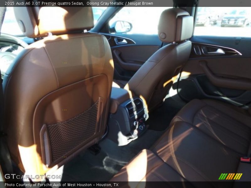 Oolong Gray Metallic / Nougat Brown 2015 Audi A6 3.0T Prestige quattro Sedan
